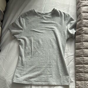 Skims Grey Short Sleeve Tee